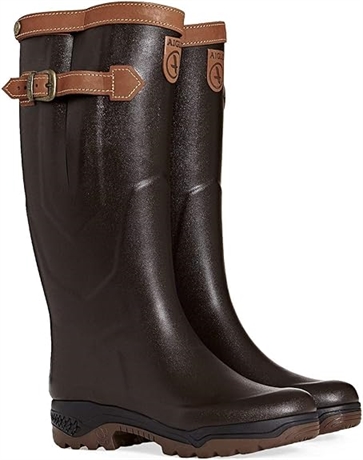 Bottes Aigle Parcours 2 Signature souflet ajustable brun